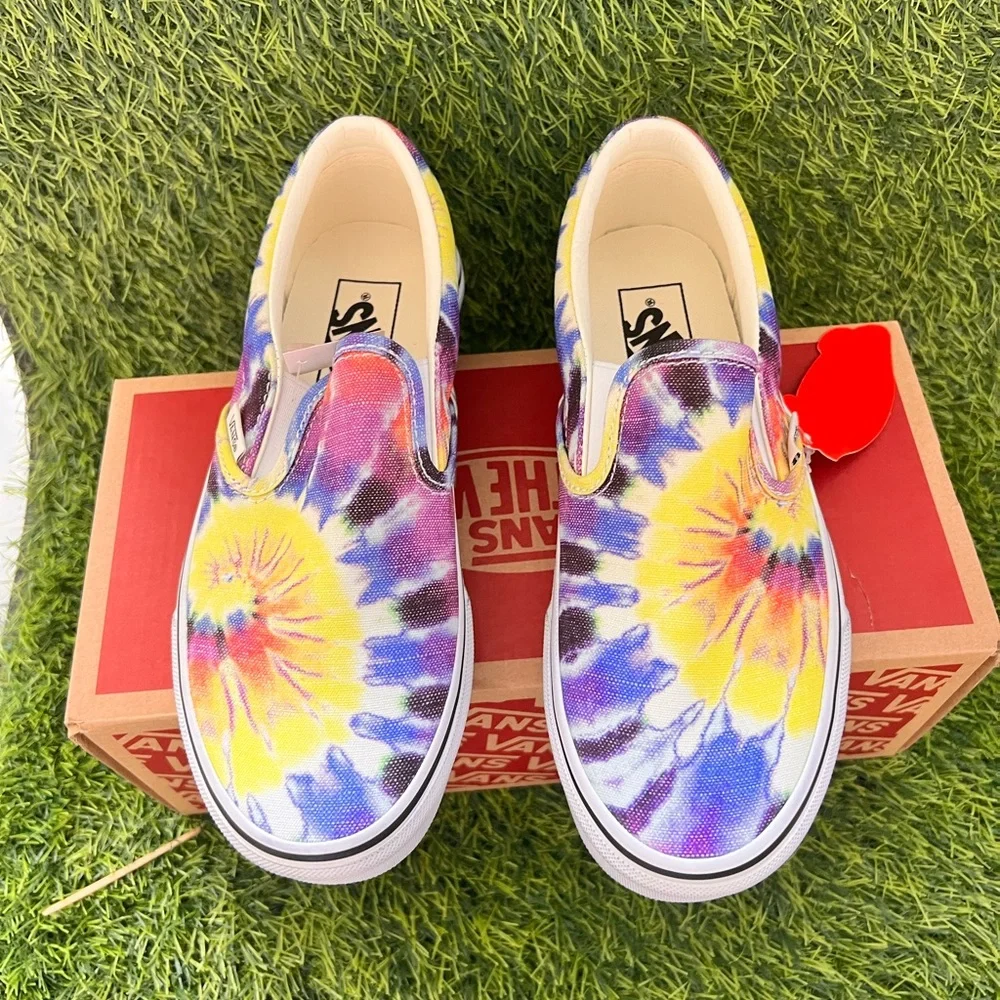 VANS WASHED CLASSIC SLIP ON TIE DYE - Picture 6 of 9
